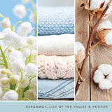 Yankee candle profumatore ambiente clean cotton kit base