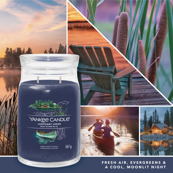 yankee candle LAKEFRONT LODGE candela profumata grande