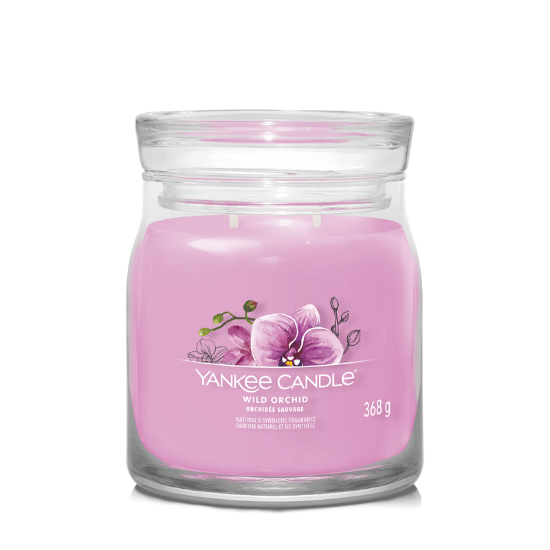 yankee candle WILD ORCHIDcandela profumata media