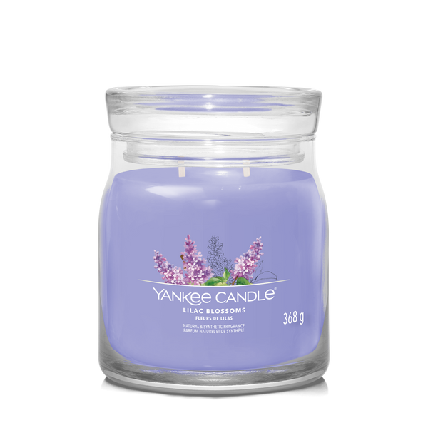 yankee candle LILAC BLOSSOMS candela profumata media