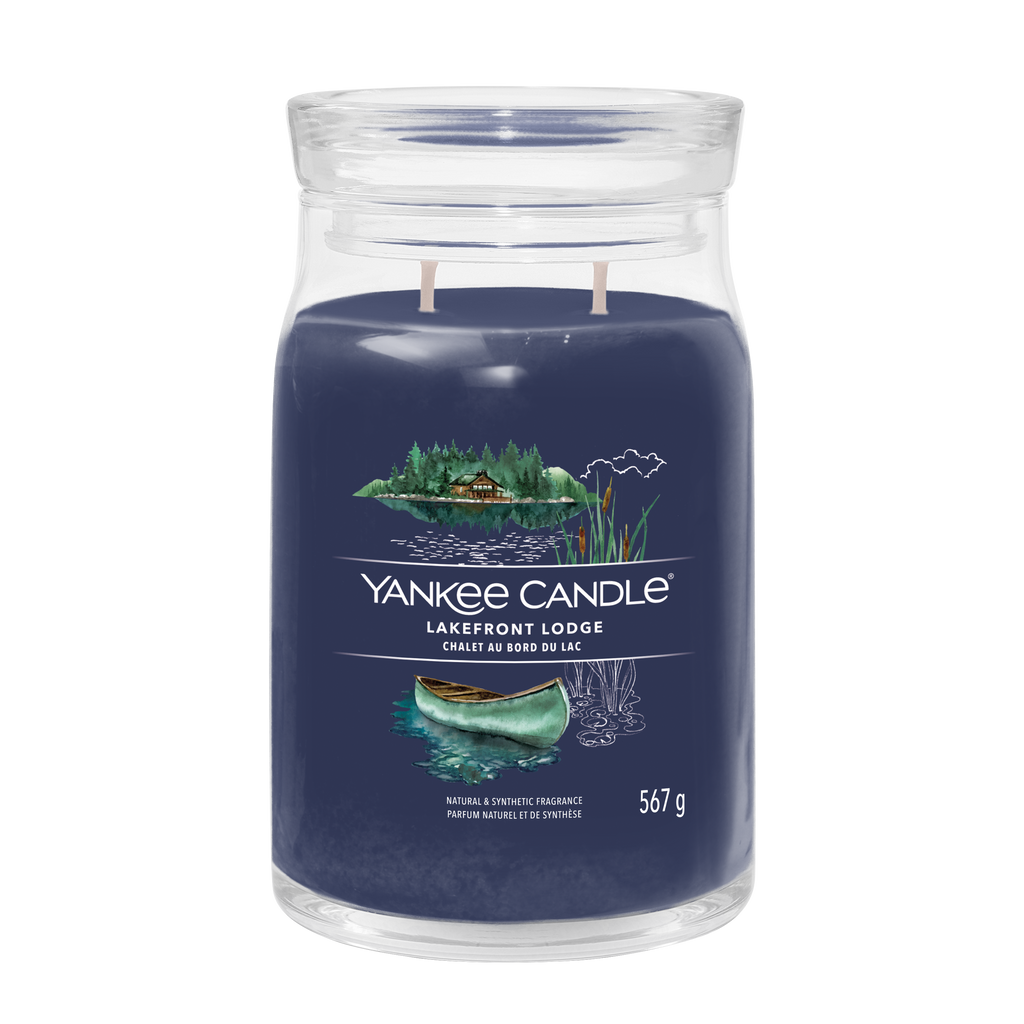 yankee candle LAKEFRONT LODGE candela profumata grande