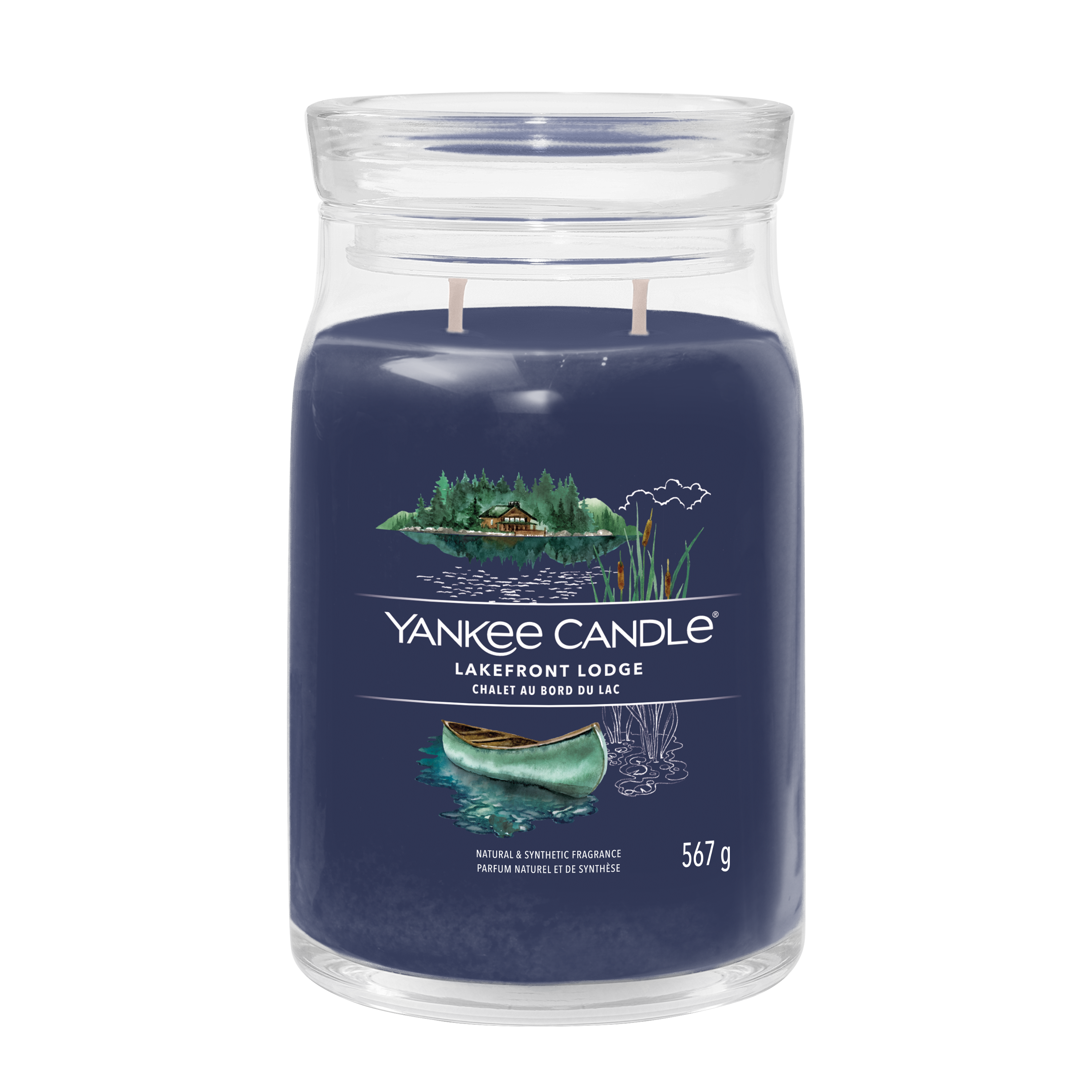 yankee candle LAKEFRONT LODGE candela profumata grande