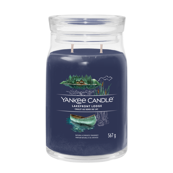yankee candle LAKEFRONT LODGE candela profumata grande