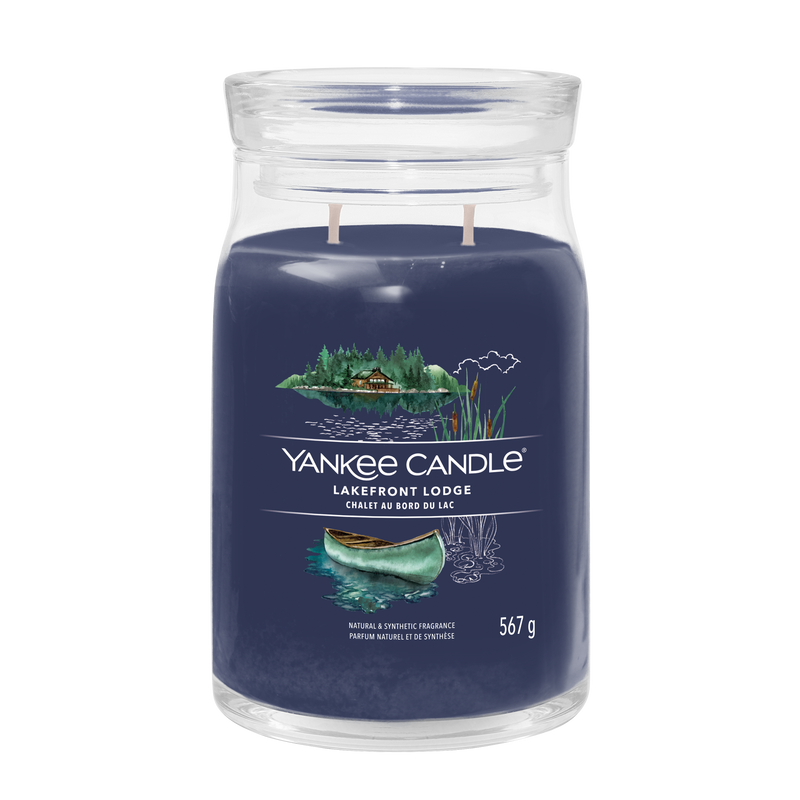 yankee candle LAKEFRONT LODGE candela profumata grande