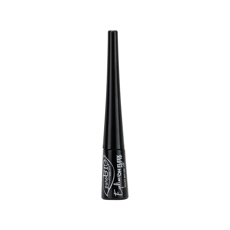puro bio eyeliner  on fleek felt tip  con punta in feltro