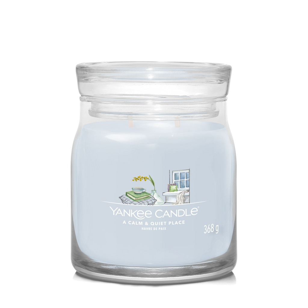 yankee candle A CALM & QUIET PLACE candela profumata media