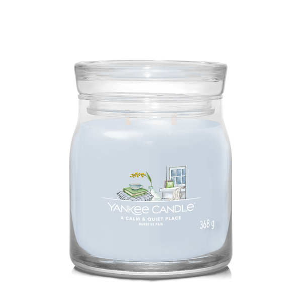 yankee candle A CALM & QUIET PLACE candela profumata media