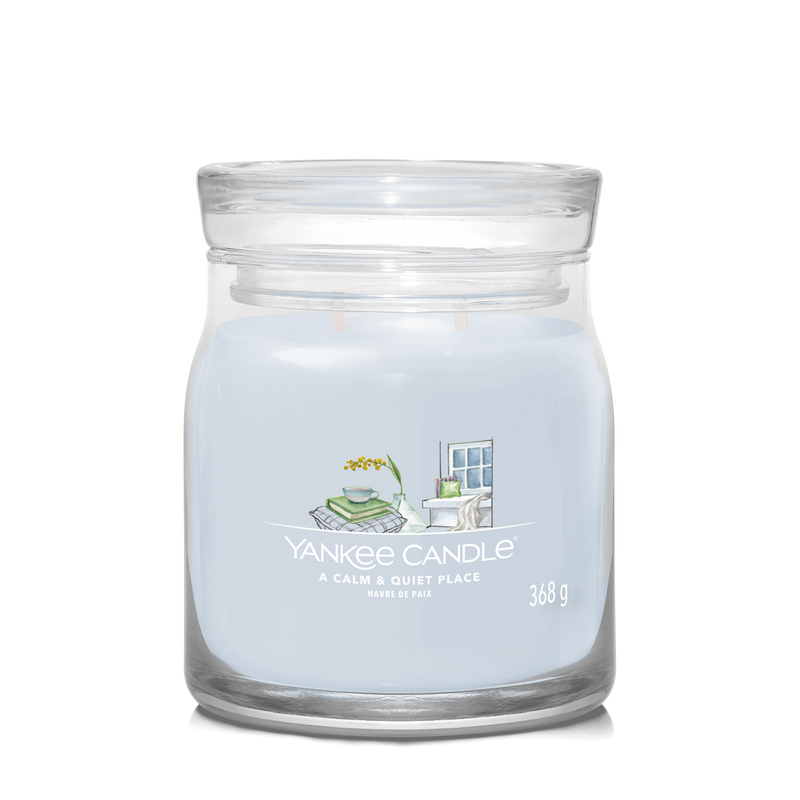 yankee candle A CALM & QUIET PLACE candela profumata media