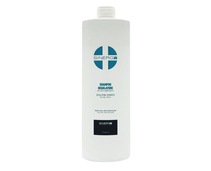SINERGY COSMETICS - TREATMENTS - SHAMPOO TRATTAMENTO SEBO 1000 ML CON LIMONE, OLIVO, ZOLFO