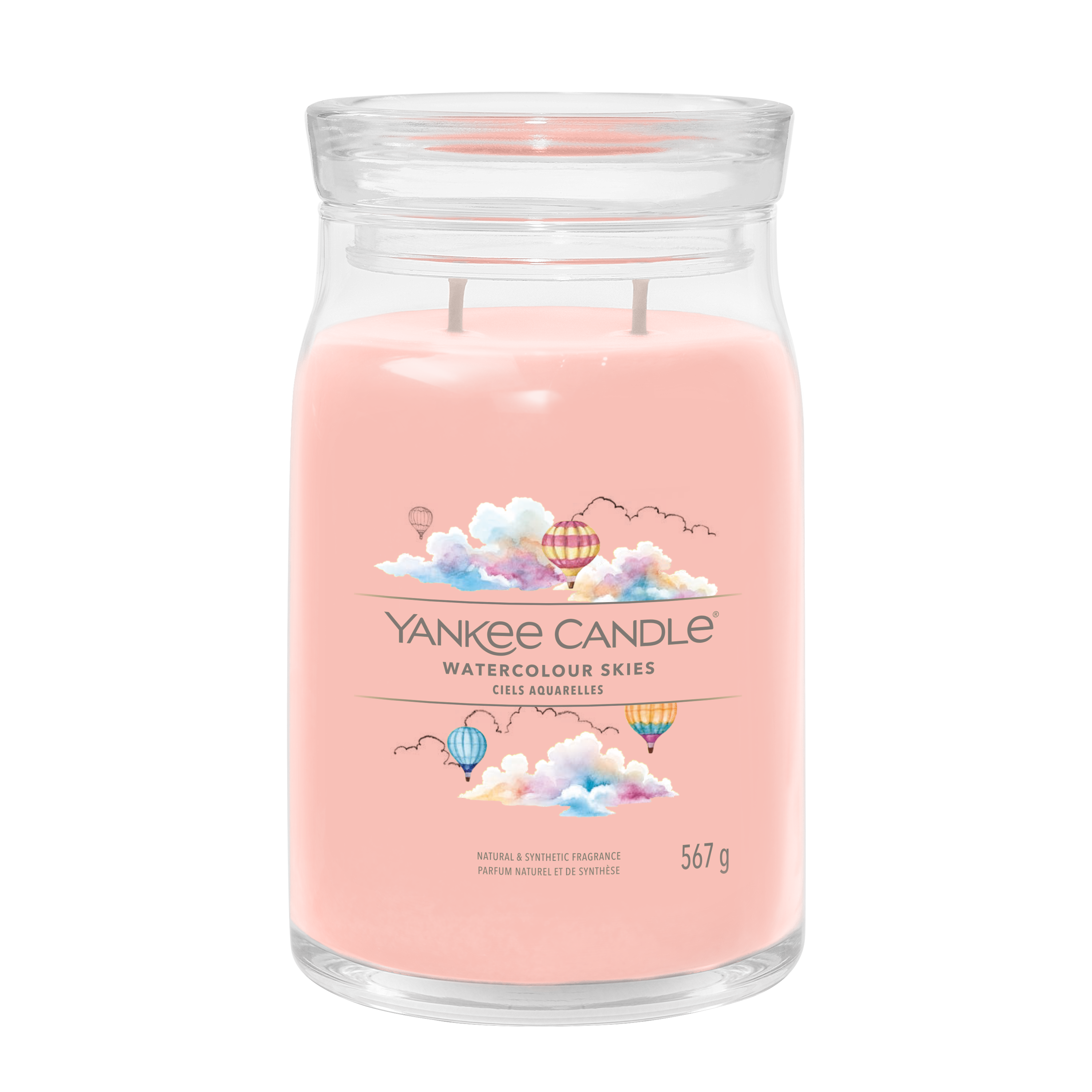 yankee candle WATERCOLOUR SKIES candela profumata grande
