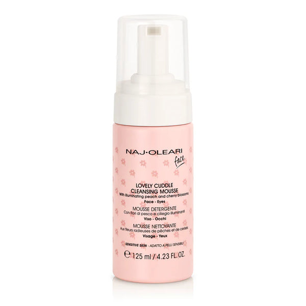 naj oleari Lovely Cuddle Cleansing Mousse Mousse detergente viso e occhi