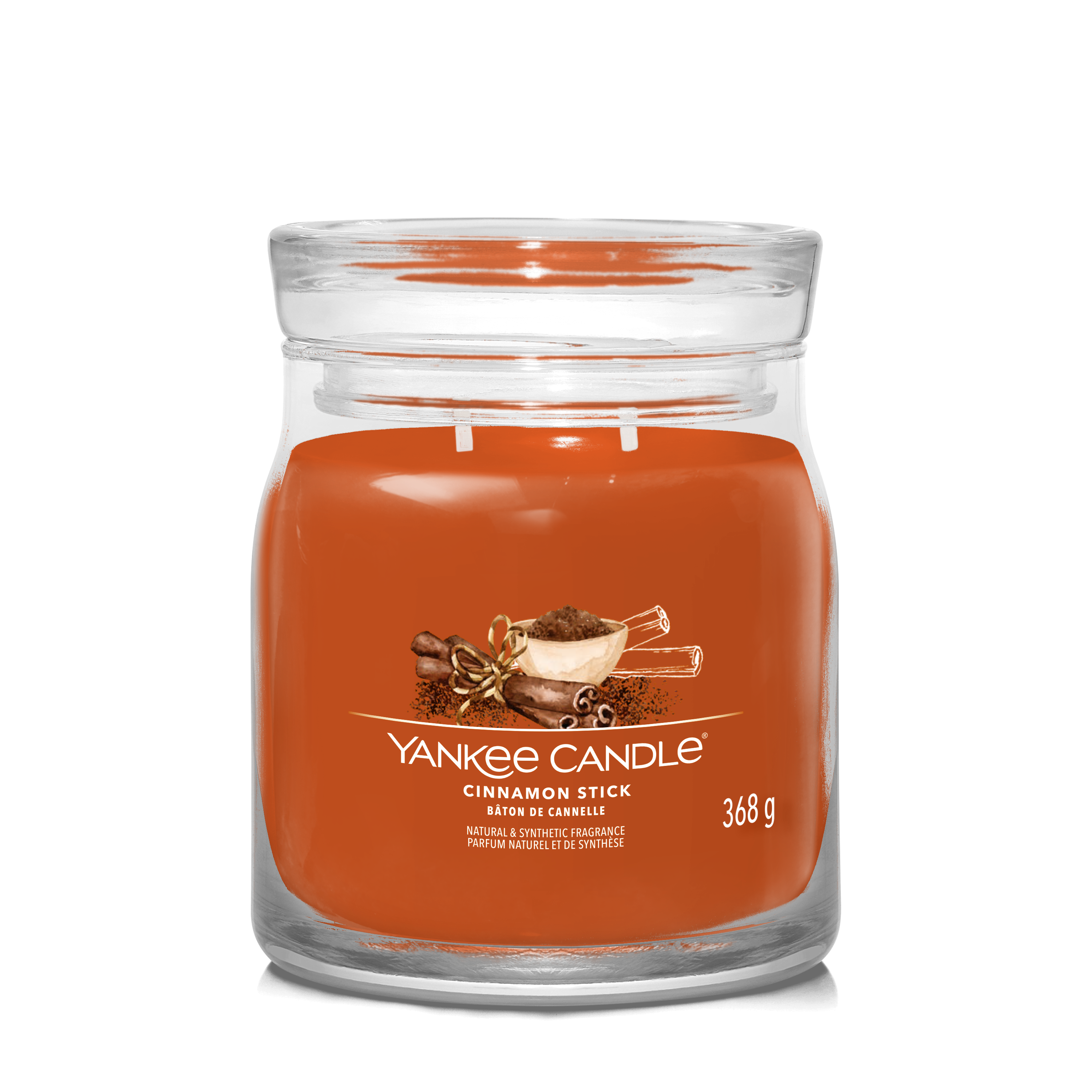 yankee candle CINNAMON STICK candela profumata media