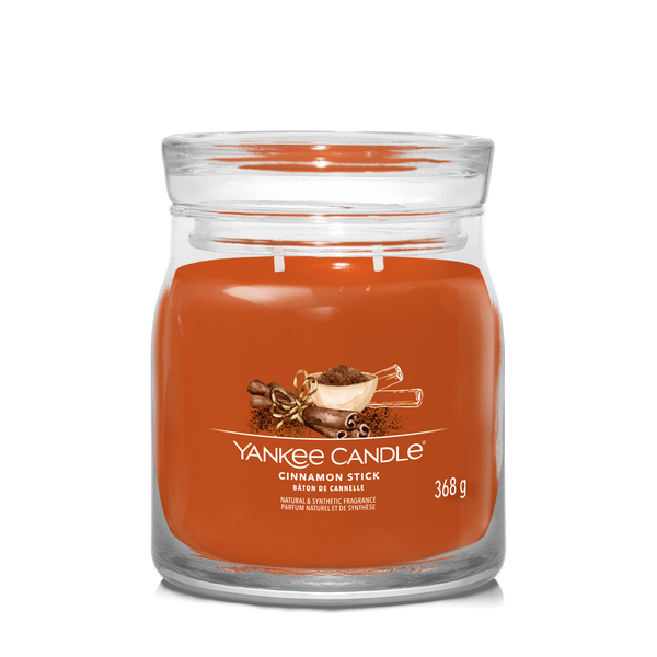 yankee candle CINNAMON STICK candela profumata media