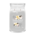yankee candle SMOKED VANILLA & CASHMERE candela profumata grande