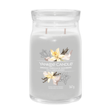 yankee candle SMOKED VANILLA & CASHMERE candela profumata grande