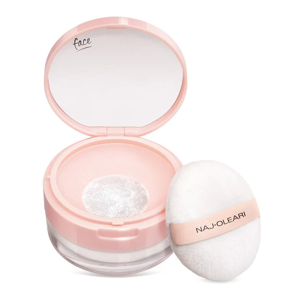 naj oleari Matte Plume Loose Powder Polvere viso fissante e opacizzante