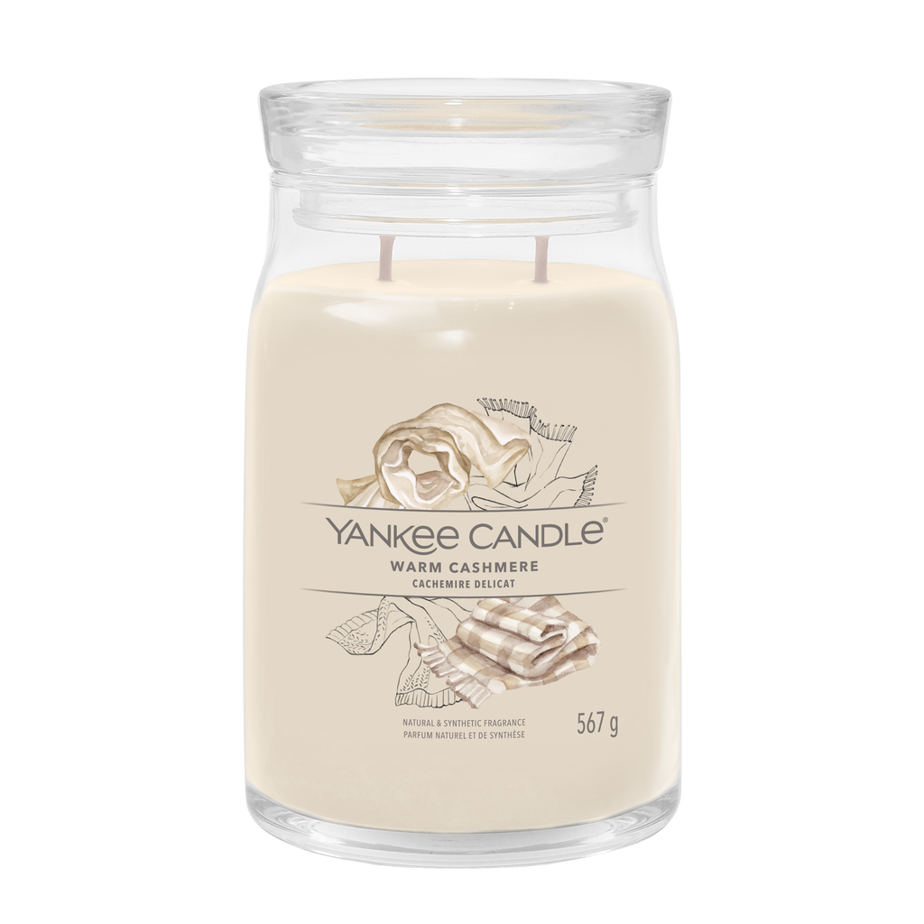 yankee candle WARM CASHMERE candela profumata grande