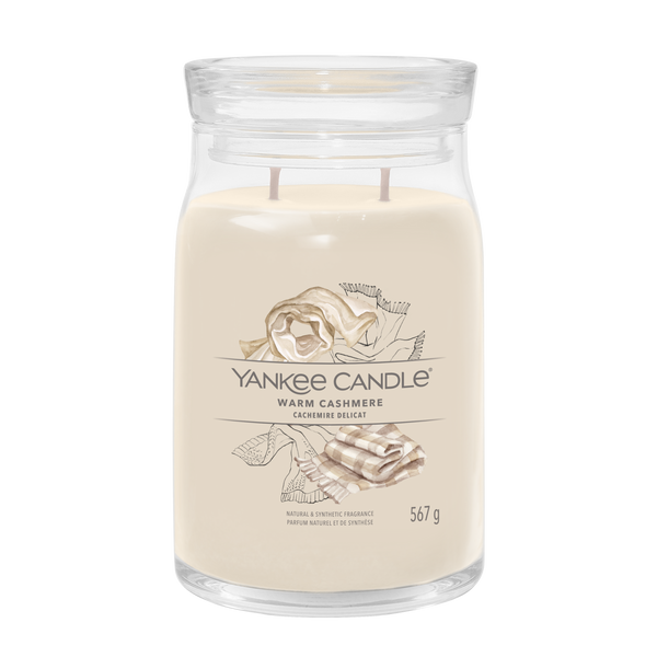 yankee candle WARM CASHMERE candela profumata grande