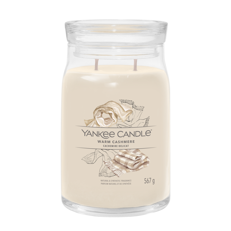 yankee candle WARM CASHMERE candela profumata grande