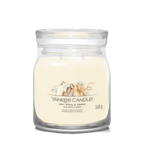 yankee candle  SOFT WOOL AMBER candela profumata media