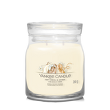yankee candle  SOFT WOOL AMBER candela profumata media