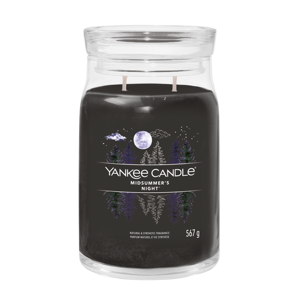 yankee candle MIDSUMMERS NIGHT candela profumata grande