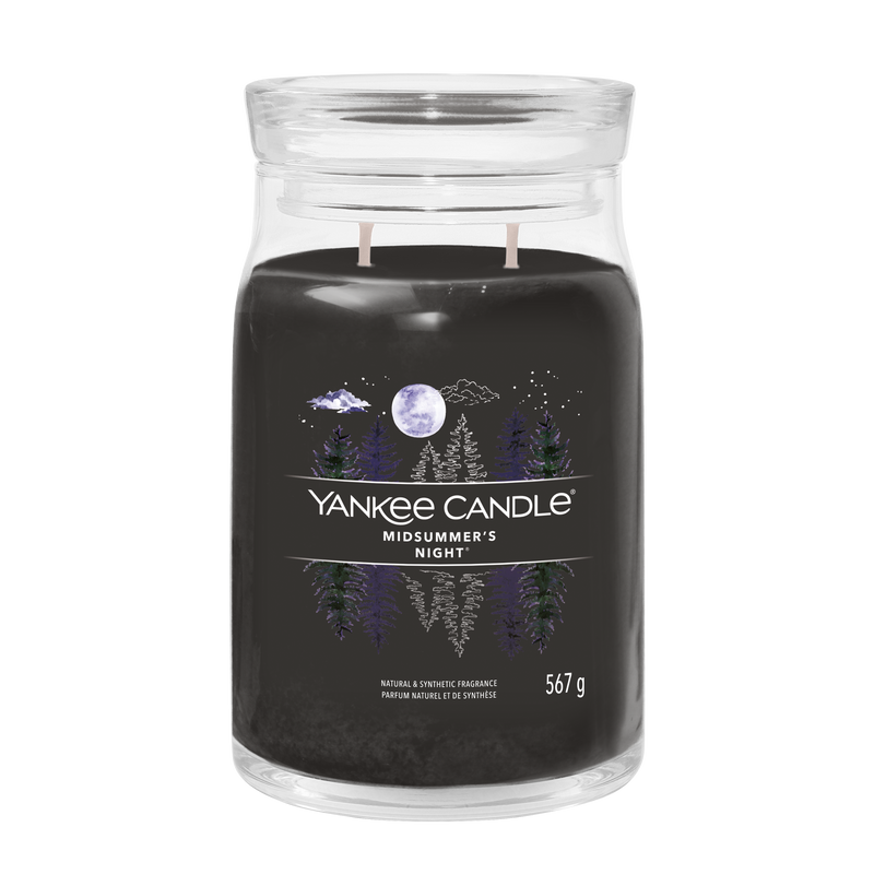 yankee candle MIDSUMMERS NIGHT candela profumata grande