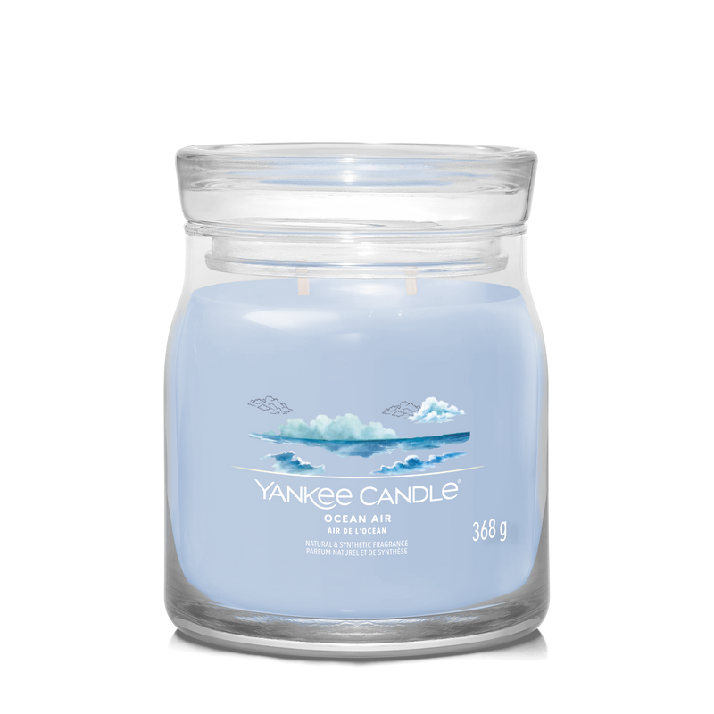 yankee candle OCEAN AIR candela profumata media