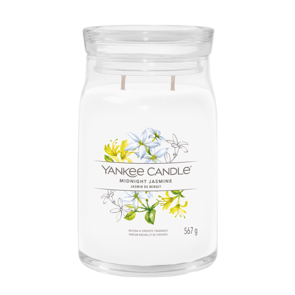 yankee candle MIDNIGHT JASMINE candela profumata grande
