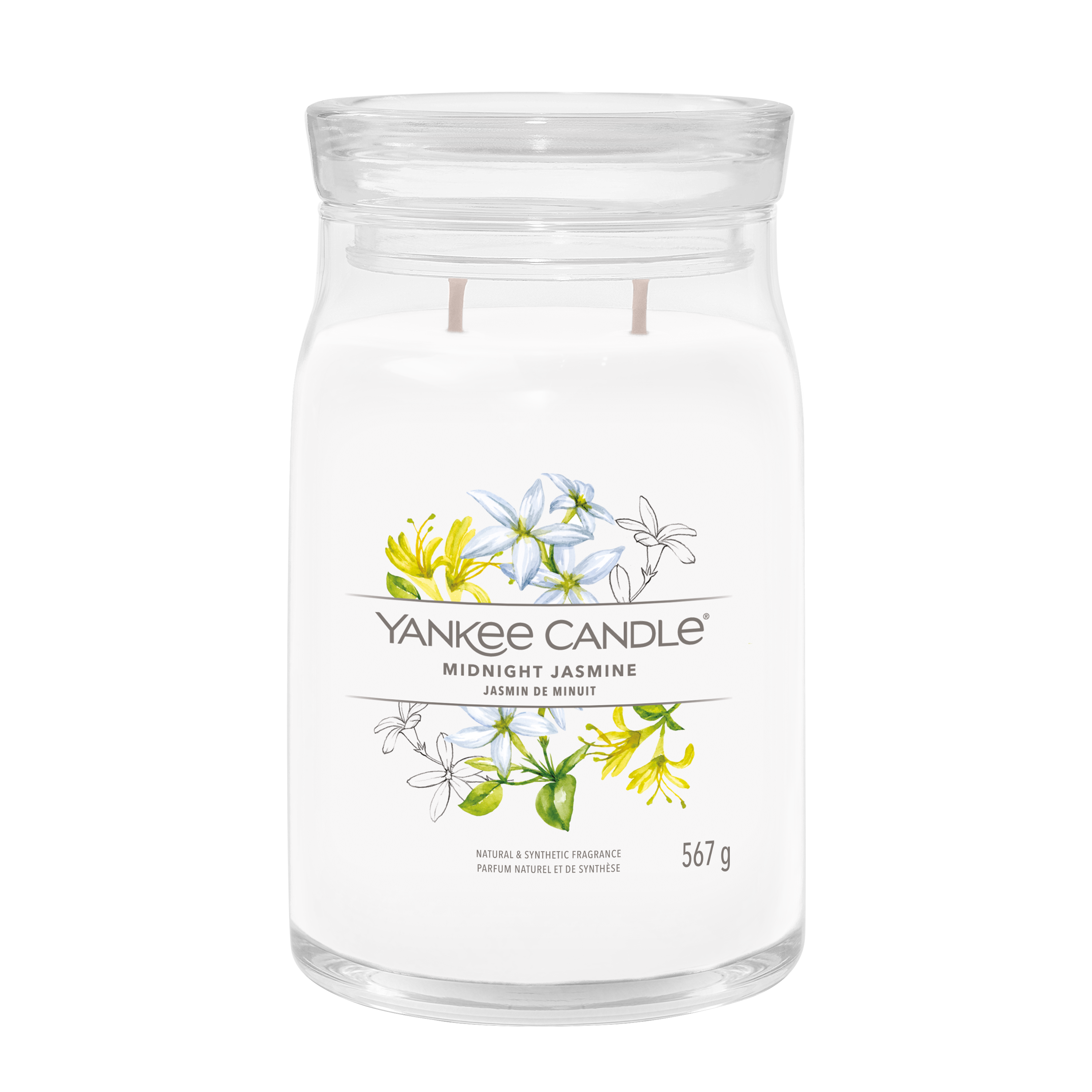 yankee candle MIDNIGHT JASMINE candela profumata grande