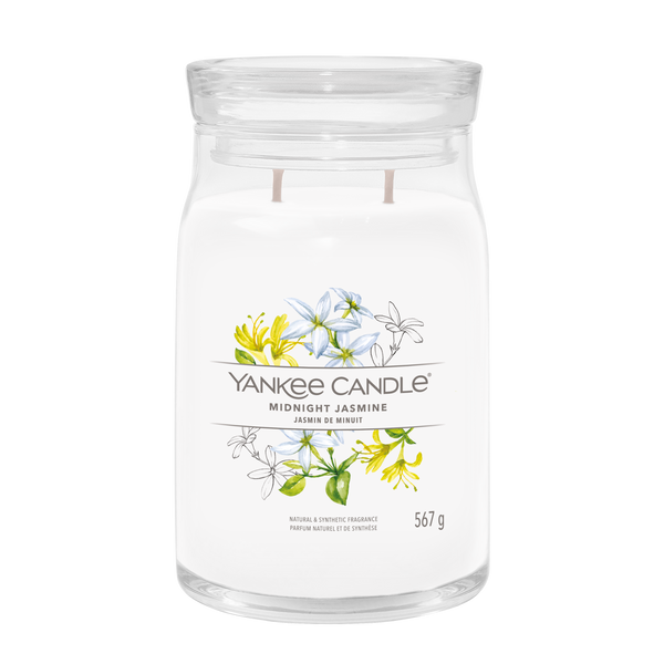 yankee candle MIDNIGHT JASMINE candela profumata grande