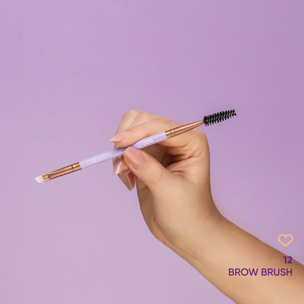 nejha 12 Brow Brush – Pennello Occhi Sopracciglia