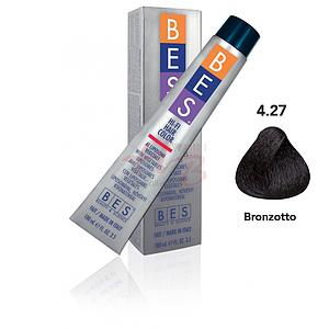 Bes Hi-Fi Hair Color Liposomi vegetali 4.27 CASTANO IRISEE TABACCO - Tinta per capelli - 100ml
