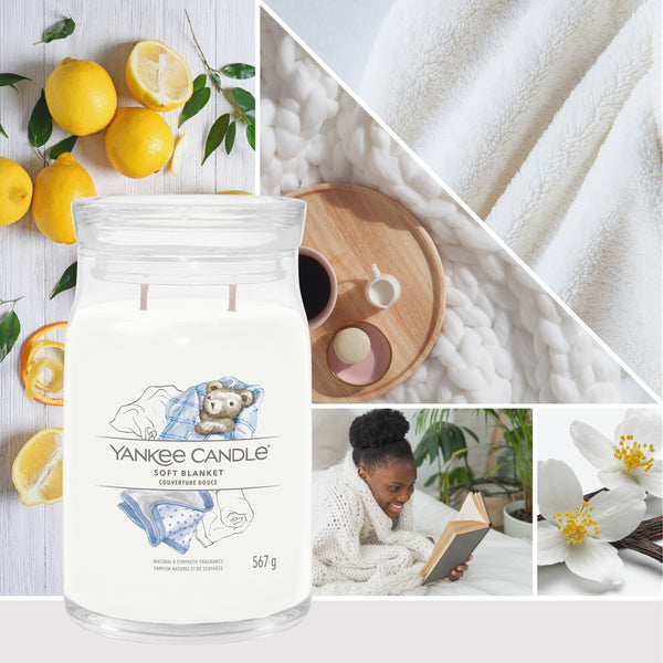 yankee candle SOFT BLANKET candela profumata grande