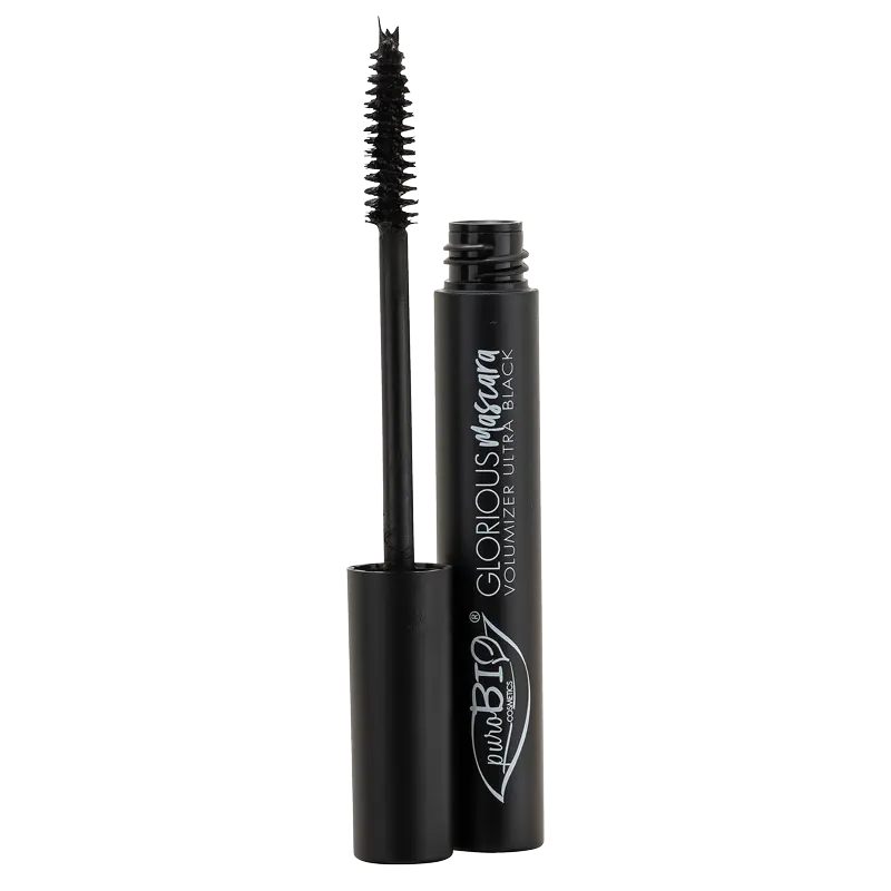 puro bio Mascara GLORIOUS volumizzante ultra black