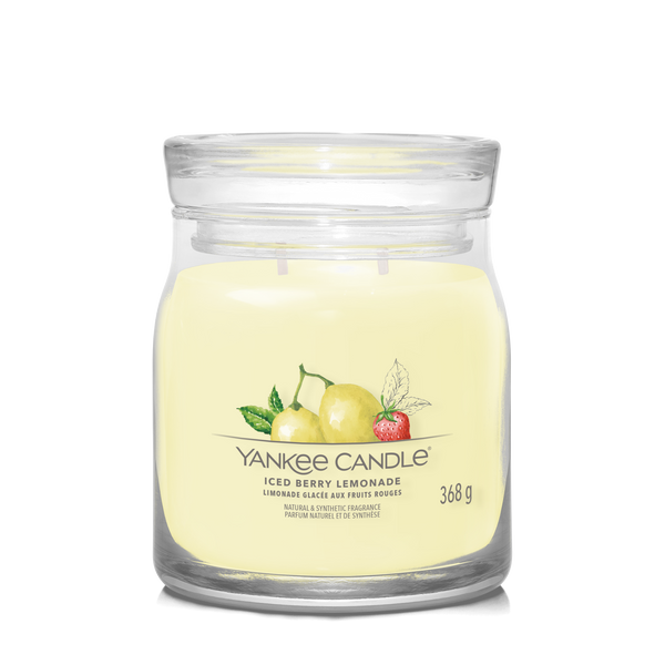 yankee candle ICED BERRY LEMONADE candela profumata media