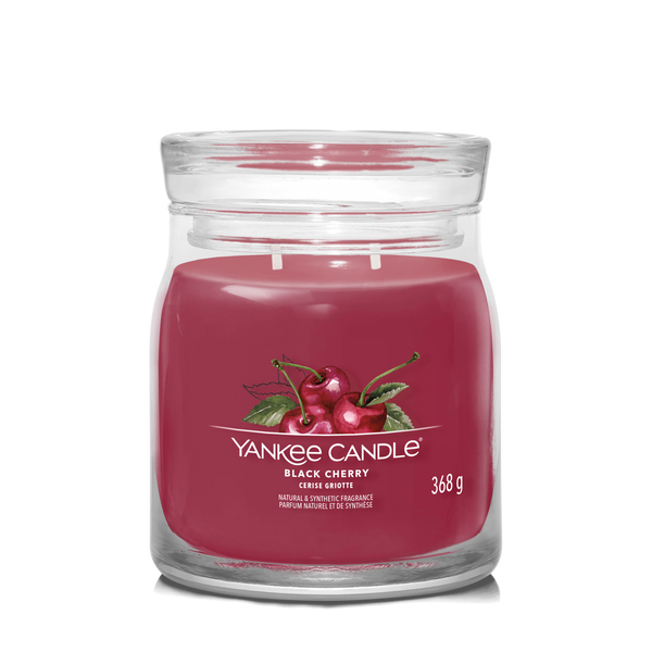 yankee candle BLACK CHERRY candela profumata grande