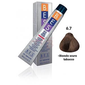 Bes Hi-Fi Hair Color Liposomi vegetali 6.7 BIONDO SCURO TABACCO - Tinta per capelli - 100ml