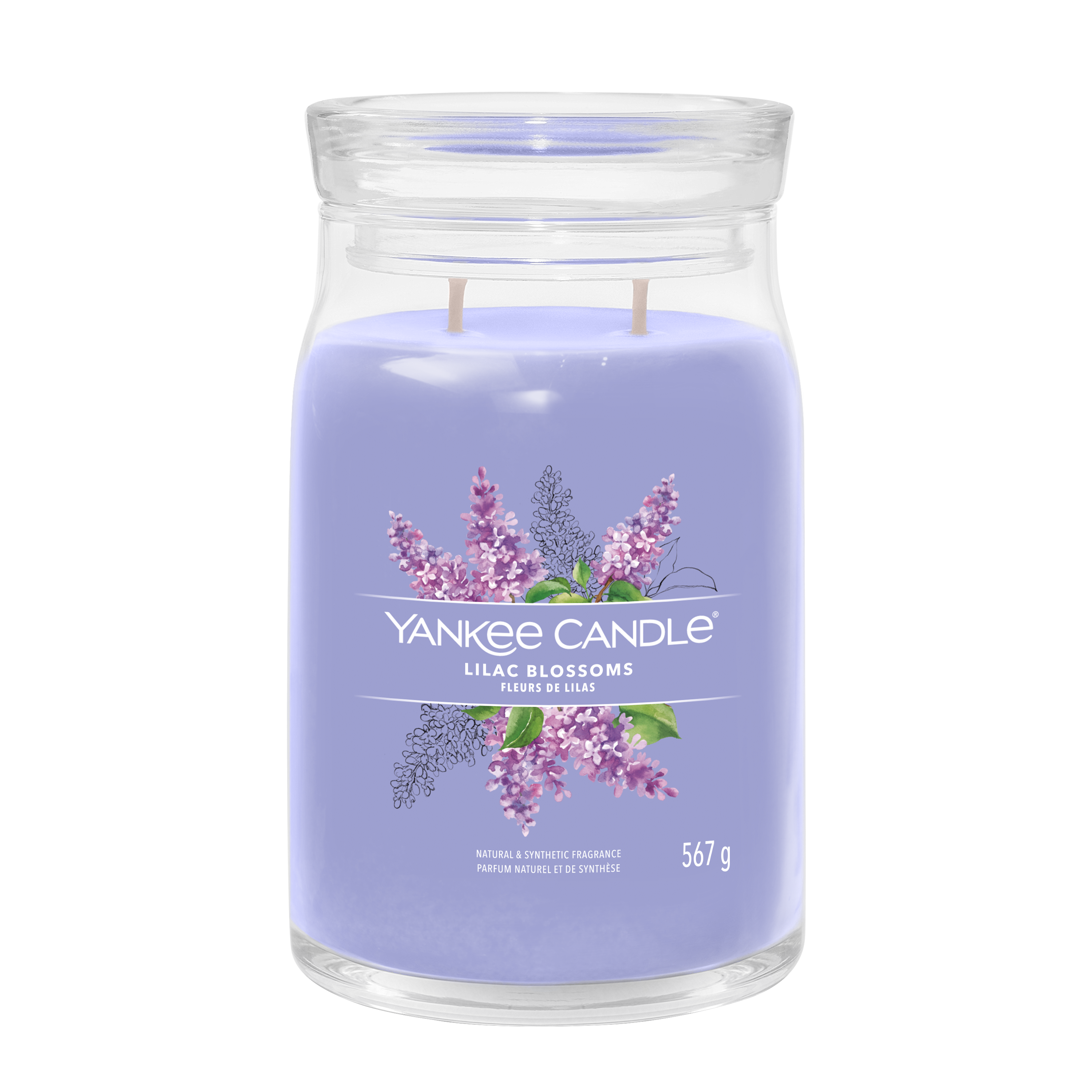 yankee candle LILAC BLOSSOMS candela profumata grande