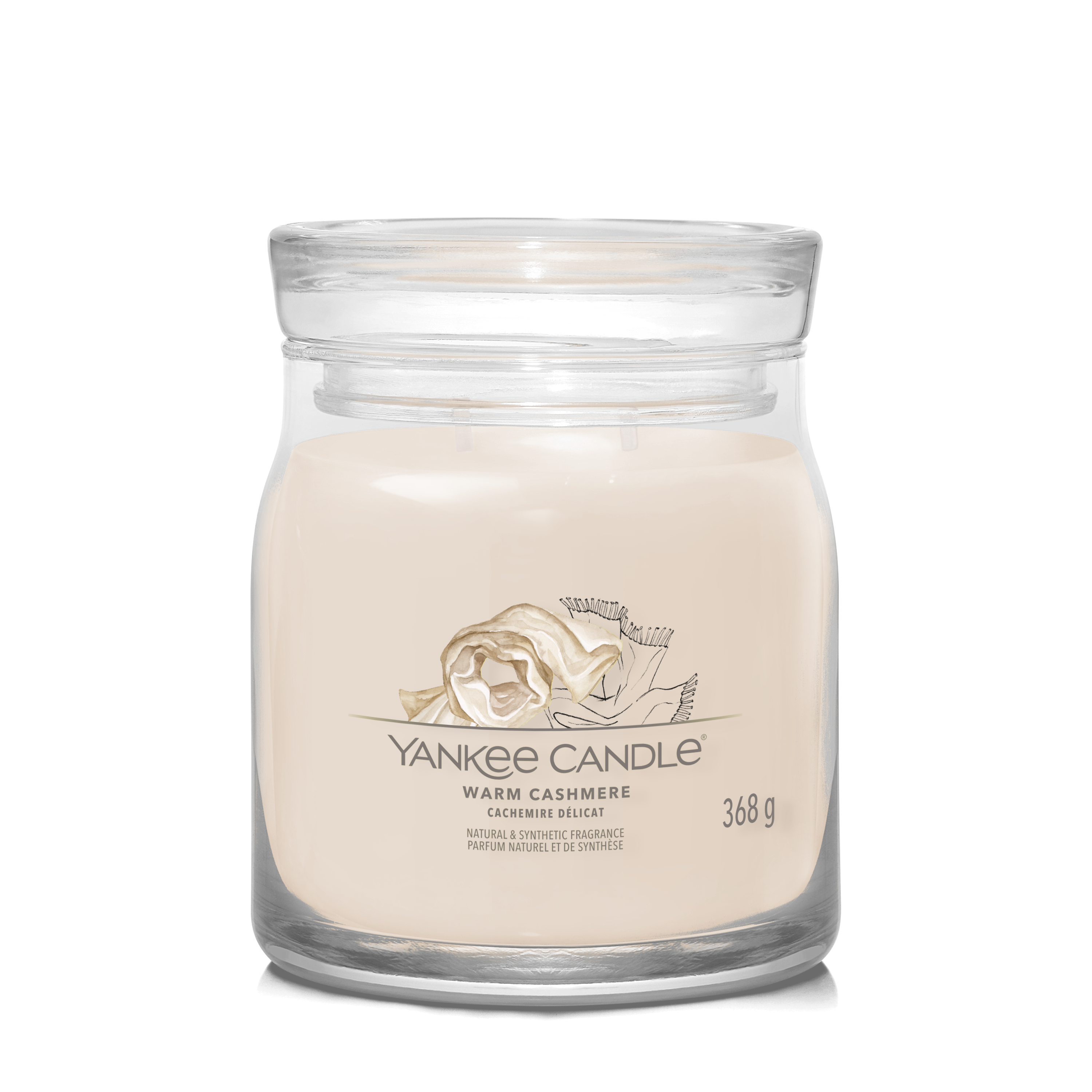 yankee candle WARM CASHMERE candela profumata media