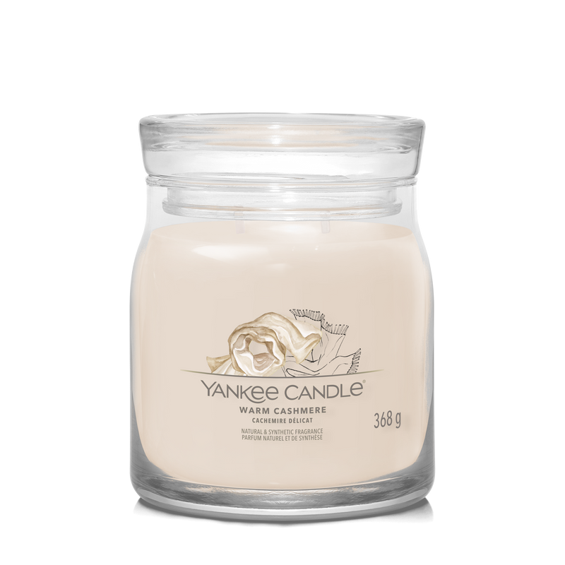yankee candle WARM CASHMERE candela profumata media