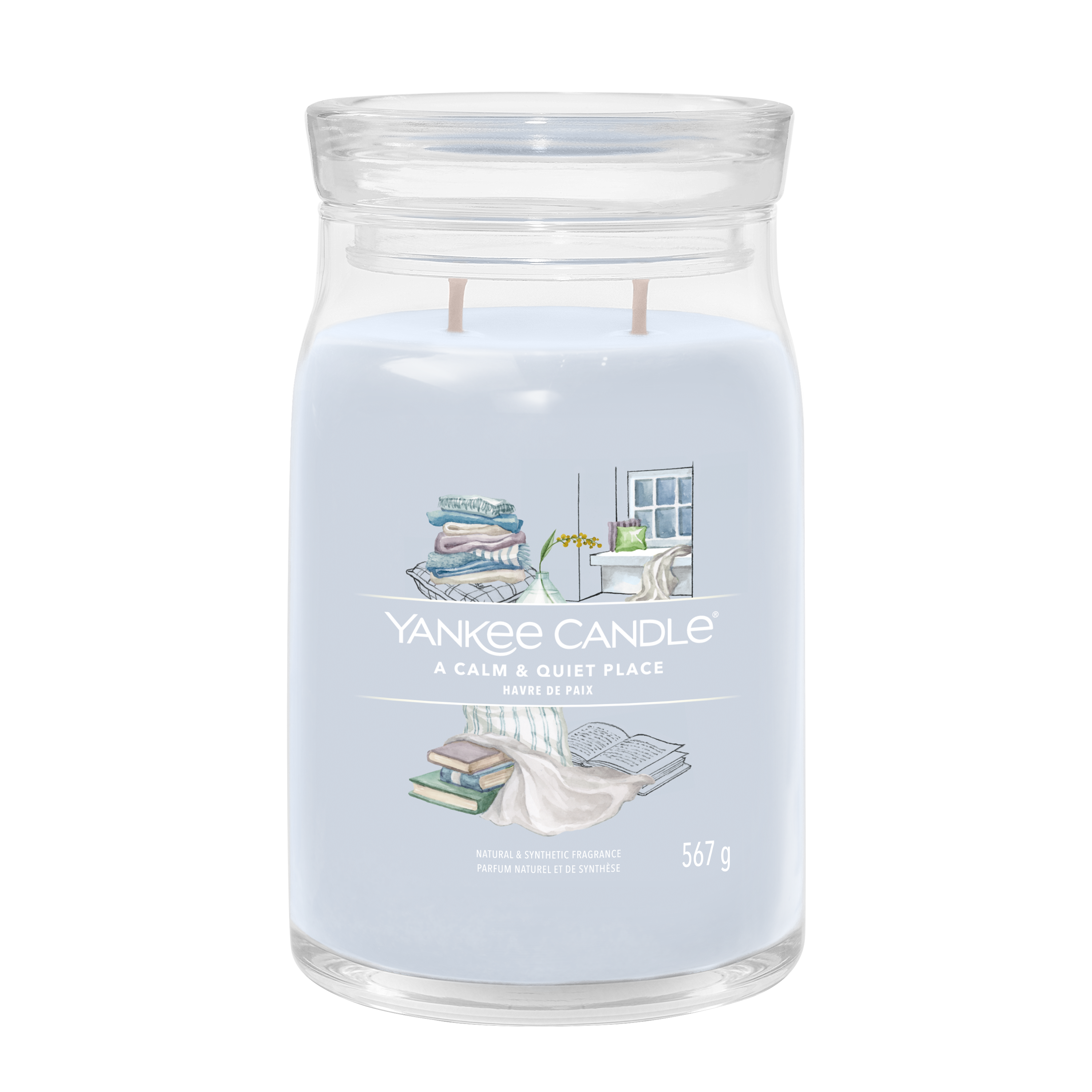 yankee candle A CALM & QUIET PLACE candela profumata grande