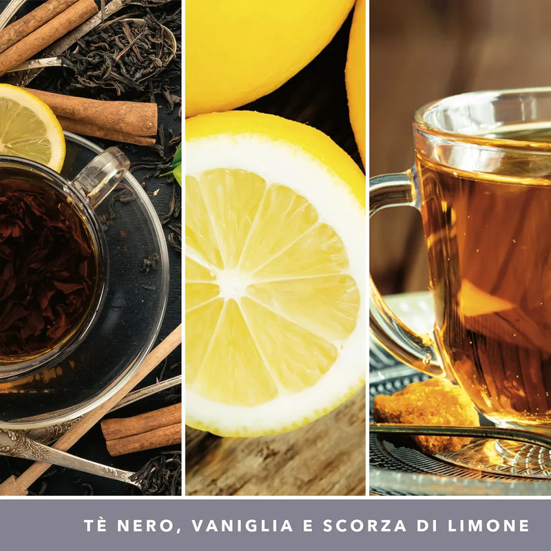 YANKEE CANDLE BLACK TEA & LEMON giara grande