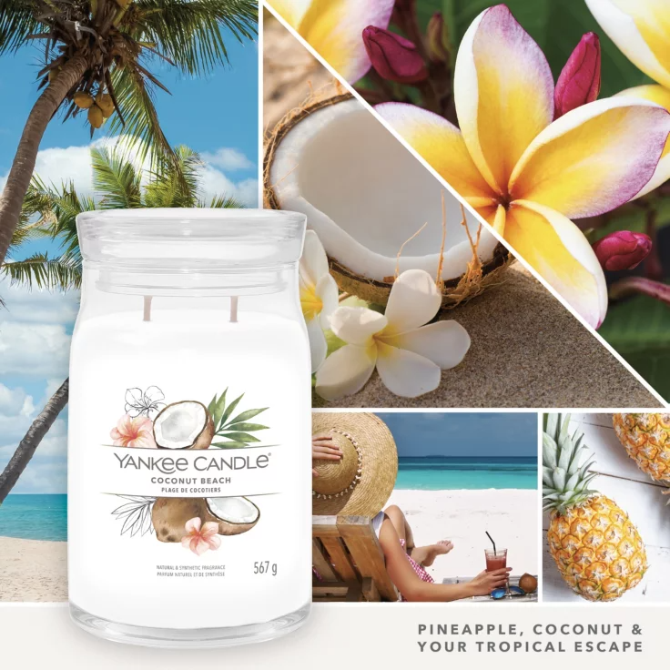 yankee candle coconut beach giara grande