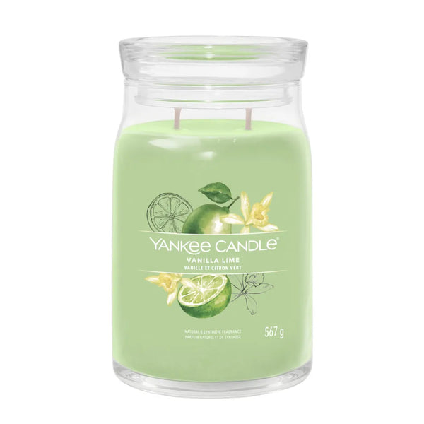 YANKEE CANDLE VANILLA LIME giara grande