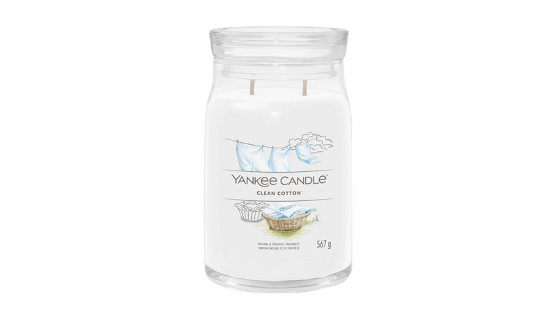 yankee candle clean cotton giara grande