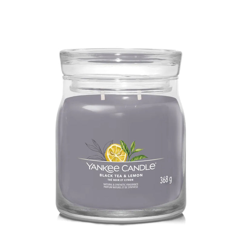 YANKEE CANDLE BLACK TEA & LEMON giara media