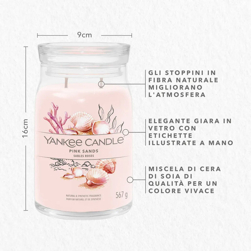 yankee candle pink sand giara grande