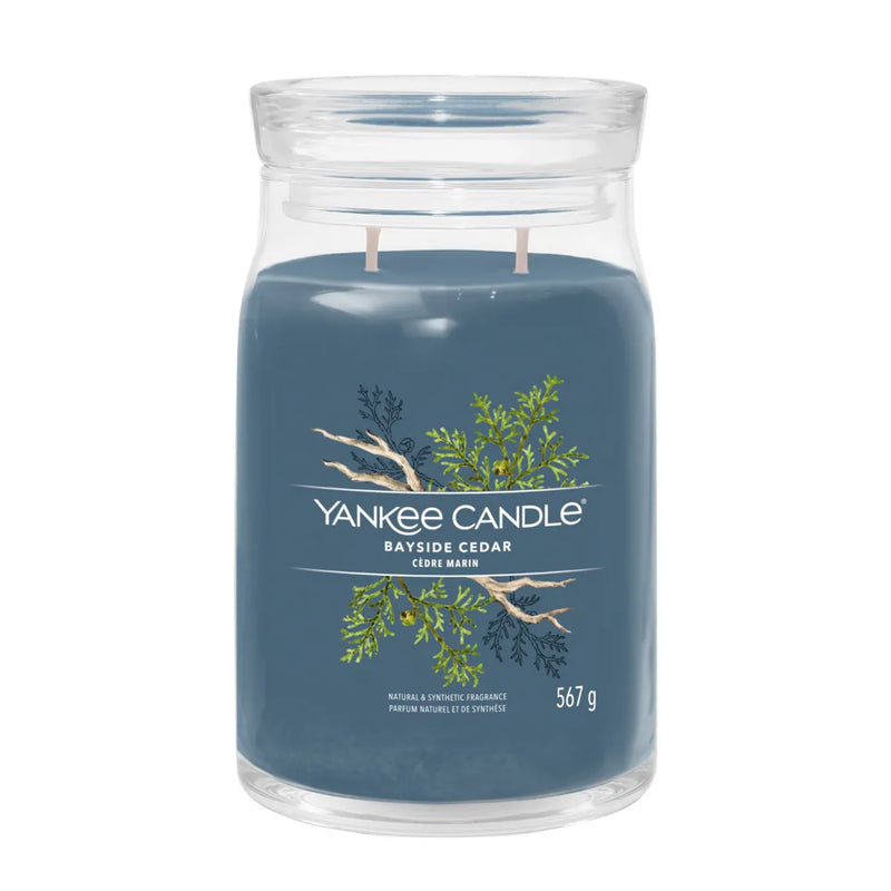 YANKEE CANDLE BAYSIDE CEDAR giara grande