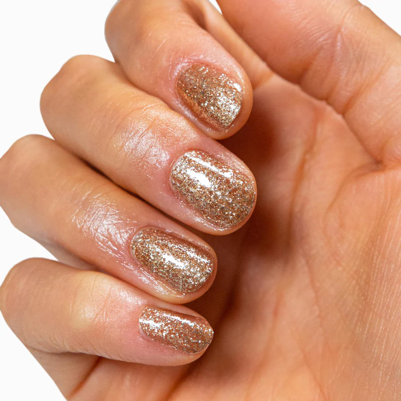 mesauda MNP CHROME GEL POLISH - Golden Sparks